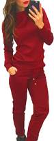 Thumbnail for your product : XARAZA Women's 2Pcs Crew Neck Long Sleeve Tracksuit Sweatshirt Pants Sets Pullover Outwear