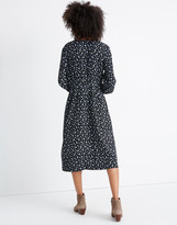 Thumbnail for your product : Madewell Long-Sleeve Button-Front Dress in Baby's Breath