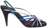 Thumbnail for your product : The Row Odeon metallic leather sandals
