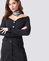 Thumbnail for your product : NA-KD Off-Shoulder Blazer Dress