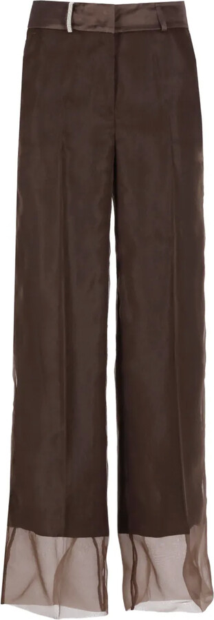 Peserico Hem-Detail Trousers