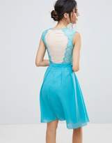 Thumbnail for your product : Little Mistress Skater Dress With Lace Panel