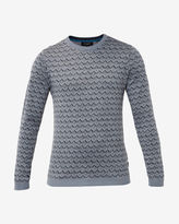 Thumbnail for your product : Ted Baker Geo design crew neck sweater