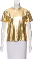 Thumbnail for your product : Comme des Garcons Metallic Short Sleeve Top