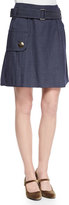 Thumbnail for your product : Marc Jacobs Belted Pocket Flounce Skirt