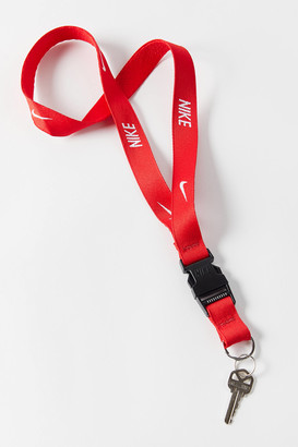 red nike lanyard