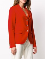 Thumbnail for your product : Tagliatore Single-Breasted Cotton Blazer