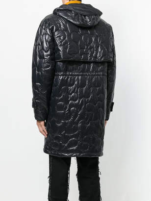 Andrea Crews quilted effect coat