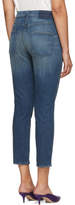 Thumbnail for your product : Amo Blue Stix Crop Jeans