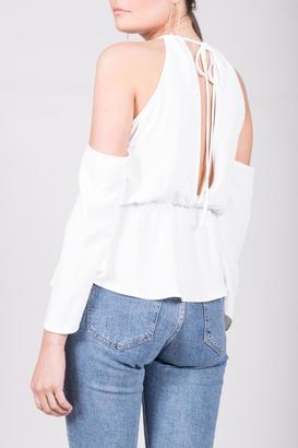 Everly White Cutout Top