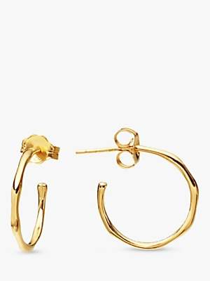 Missoma Gold Vermeil Small Molten Hoop Earrings, Gold