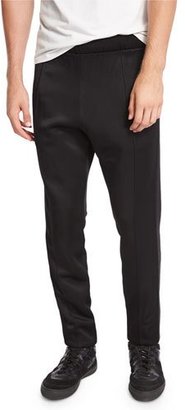 Burberry Slim-Fit Jersey Track Pants, Black