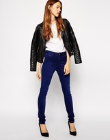 Thumbnail for your product : ASOS TALL Ridley High Waist Skinny Jeans in Regal Blue Wash