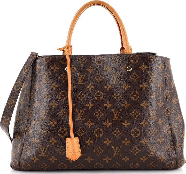 Louis Vuitton Montaigne Handbag Monogram Canvas GM - ShopStyle Tote Bags