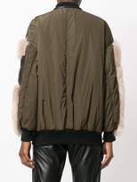 Thumbnail for your product : Drome faux-fur appliqué jacket