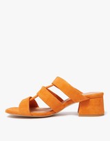 Thumbnail for your product : Ganni Olive Sandals in Russet Orange
