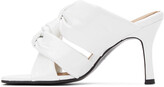 Thumbnail for your product : Recto White Patent Padded Mules