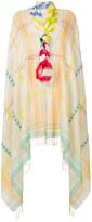 Thumbnail for your product : Tsumori Chisato oversized embroidered detail scarf