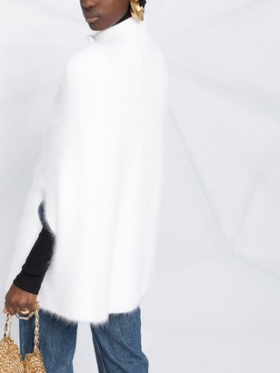 Balmain Double-Breasted Wool Cape