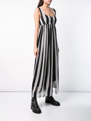 Marc Jacobs Striped Midi Dress