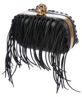 Thumbnail for your product : Alexander McQueen Fringe Skull Box Clutch