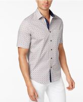 Thumbnail for your product : Tasso Elba Men's Tile-Pattern Cotton Shirt, Created for Macy's