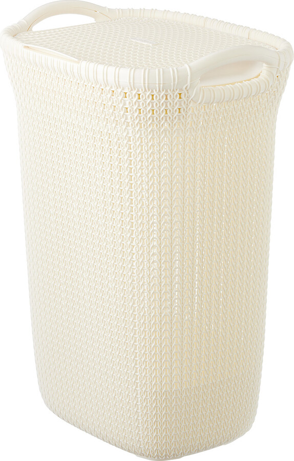 Container Store Curver Knit Laundry Hamper Cream - ShopStyle