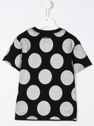 MSGM Kids polka-dot print T-shirt