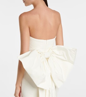Rebecca Vallance Bridal Rosette crepe gown