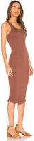 Thumbnail for your product : Monrow Scoop Neck Rib Tank Dress