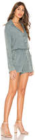 Thumbnail for your product : Chaser Snap Front Collared Romper