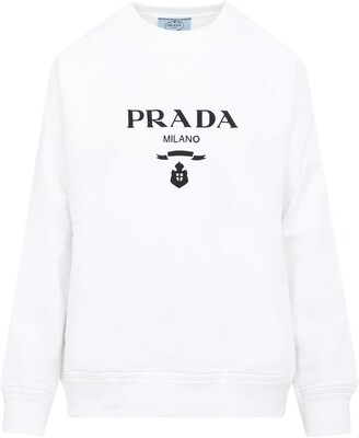 Prada Logo Printed Crewneck Sweatshirt