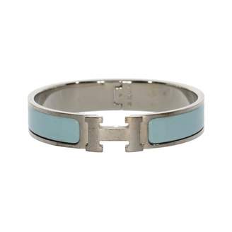 Hermes Clic H Blue Metal Bracelets