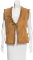 Thumbnail for your product : Burberry Asymmetrical Shearling Vest