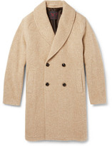 Thumbnail for your product : Piombo MP di Massimo Double-Breasted Alpaca-Blend Overcoat