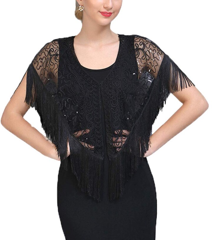 black evening cardigans