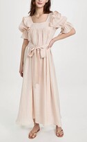 Thumbnail for your product : SPELL Mae Linen Gown in Meringue