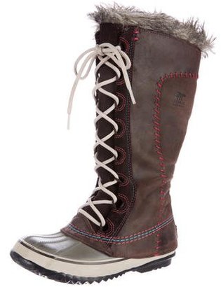 Sorel Suede Snow Boots