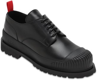 424 Double Sole Derby Leather Lace-up Shoes