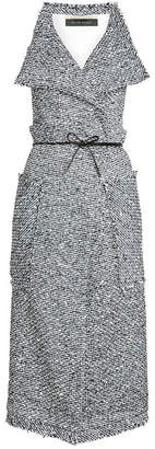Roland Mouret Textured Gillet with Cotton and Wool