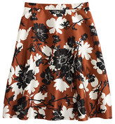 Thumbnail for your product : J.Crew Collection ochre floral skirt