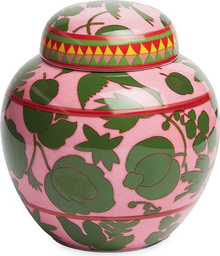 Tea Jar - Wildbird Green
