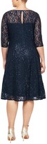 Thumbnail for your product : SL Fashions Three-Quarter Sleeve Sequin T-Length Dress