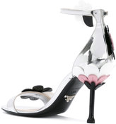 Thumbnail for your product : Prada flower embellished sandals