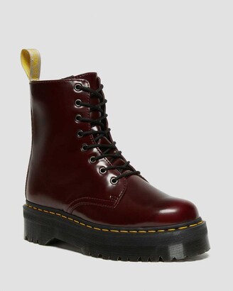 red martens boots