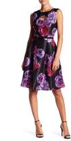 Thumbnail for your product : Gabby Skye Sleeveless Floral Keyhole Dress