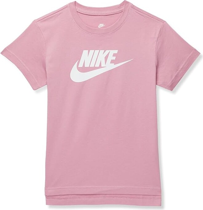 Nike Kids NSW Tee DPTL Basic Futura (Little Kids/Big Kids) (Elemental Pink/White)  Girl's T Shirt - ShopStyle