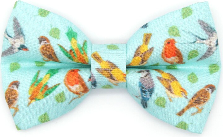 Made By Cleo Birds of a Feather Cat Bow Tie