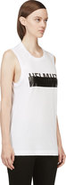 Thumbnail for your product : Helmut Lang White Logo Tank Top