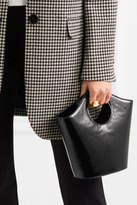 Thumbnail for your product : Elizabeth and James Market Shopper Small Faux Patent Textured-leather Tote - Black